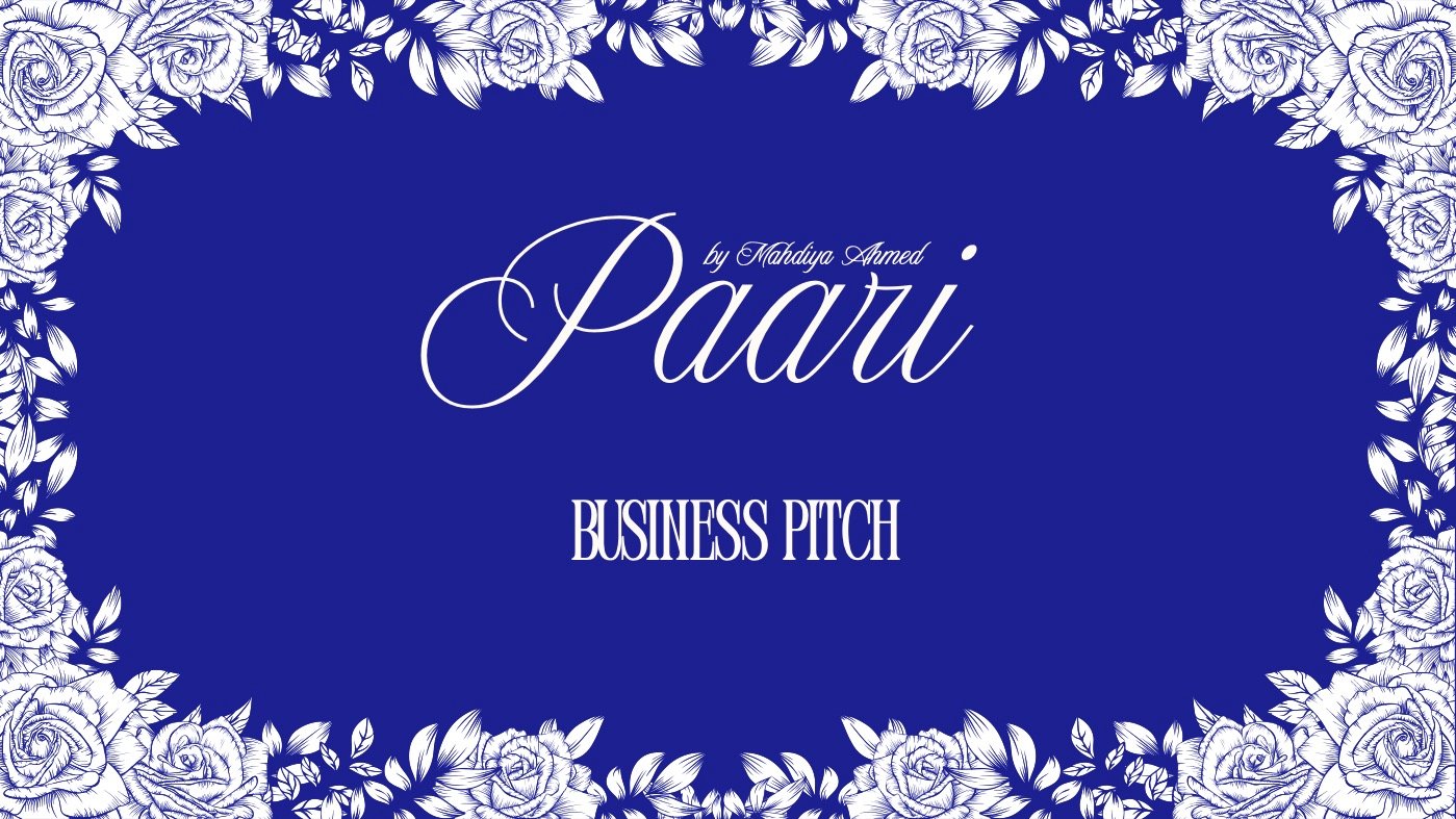 Business pitch cover
